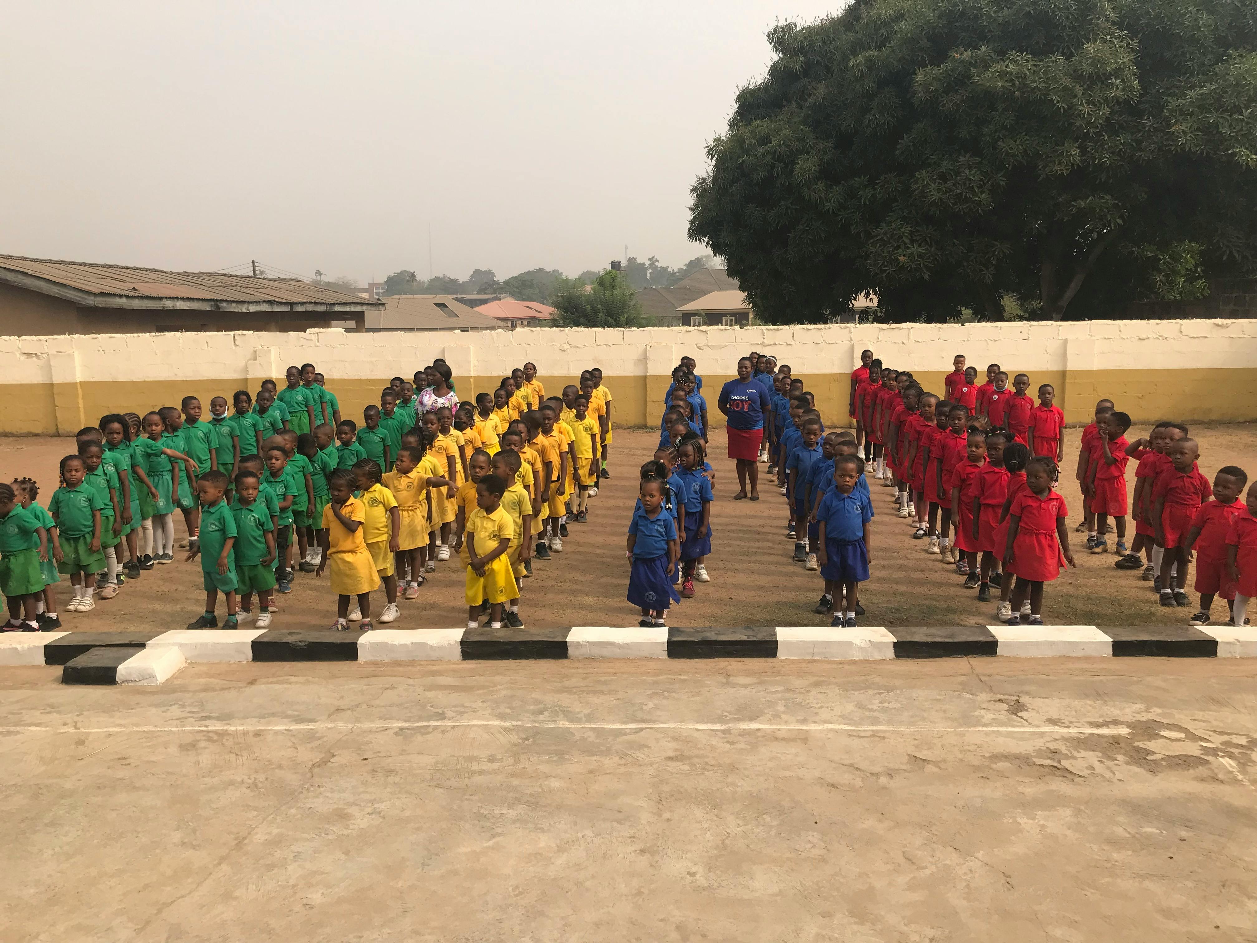 Child learning two languages enhances brain development in Douala schools
